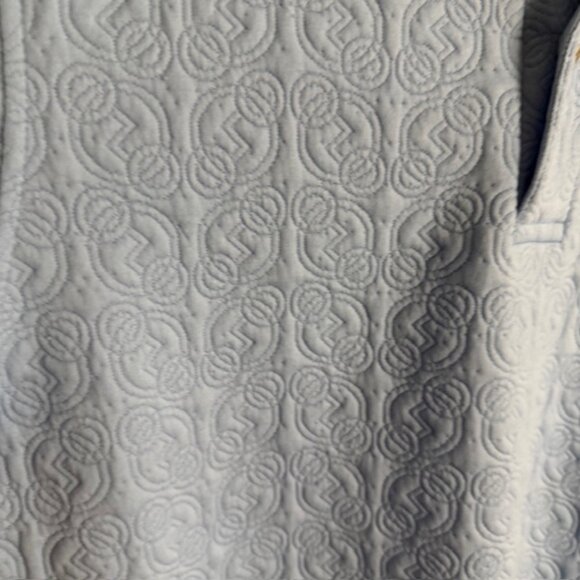 A. Tiziano Mne's Boris Fancy Knit Polo Blue Size Medium NEW!!! - Picture 6 of 8